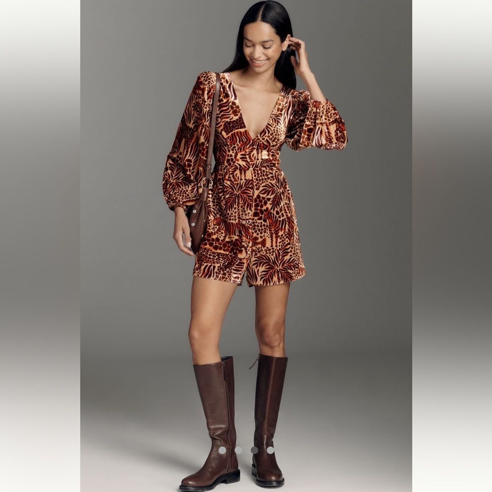 FARM Rio x Anthropologie Long Sleeve Animal Print Romper
NWT - Picture 3 of 4